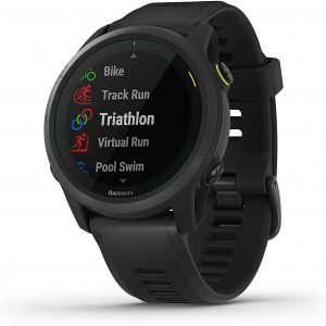 Garmin Forerunner 745, GPS Running Watch, Detailed Training Stats and On-Device Workouts, Essential Smartwatch Functions, Black