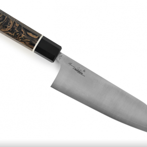 Murray Carter by Spyderco Itamae Series 7.4" Blue Carbon Steel Knife