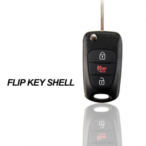 Remote Folding Flip Key Shell for KIA