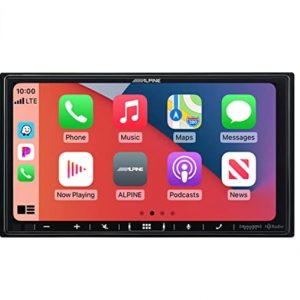 [USED] Alpine iLX-407 Shallow Chassis 7 Inch Multimedia Receiver with Apple Carplay (display sample with scratches)