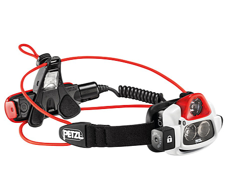 Petzl Nao+ Headlamp E36AHR 2B, Color: White/Red