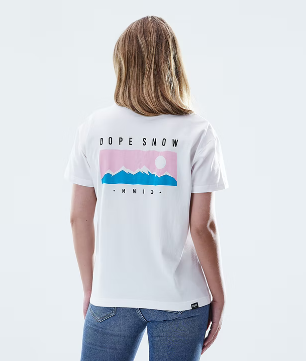 Dope Regular Range Women's T-shirt White - Medium