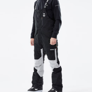 Montec Fawk 2021 Men's Snowboard Pants Black/Light Grey/Black - Large