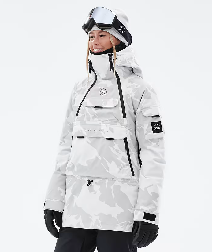 Akin W Snowboard Jacket Women Grey Camo - XS