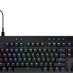Logitech G PRO X TKL Rapid Tenkeyless Gaming Keyboard - Black